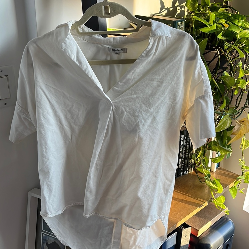 White Madewell blouse XS